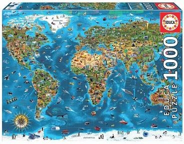 PUZZLE 1000  MARAVILLAS DEL MUNDO | 8412668190221 | EDUCA | Llibreria La Gralla | Llibreria online de Granollers