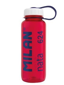 AMPOLLA MILAN TRITAN NATA 650ML VERMELLA | 8411574106395 | MIL644022NTP | Llibreria La Gralla | Llibreria online de Granollers
