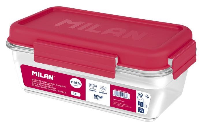 CARMANYOLA MILAN TRITAN 1.2L VERMELL | 8411574106630 | 6425120NTR | Llibreria La Gralla | Librería online de Granollers