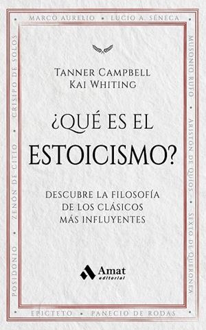 ¿QUÉ ES EL ESTOICISMO? | 9788419870957 | CAMPBELL, TANNER ;  WHITING, KAI | Llibreria La Gralla | Llibreria online de Granollers