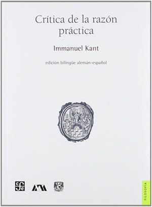 CRÍTICA DE LA RAZÓN PRÁCTICA | 9789681673802 | KANT, IMMANUEL | Llibreria La Gralla | Llibreria online de Granollers