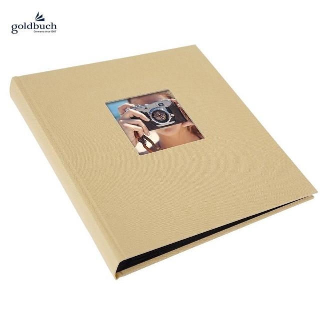ALBUM FOTOS GOLDBUCH BELLAVISTA BEIGE 31X30CM FULLA NEGRA | 4009835278468 | WAK27846 | Llibreria La Gralla | Librería online de Granollers