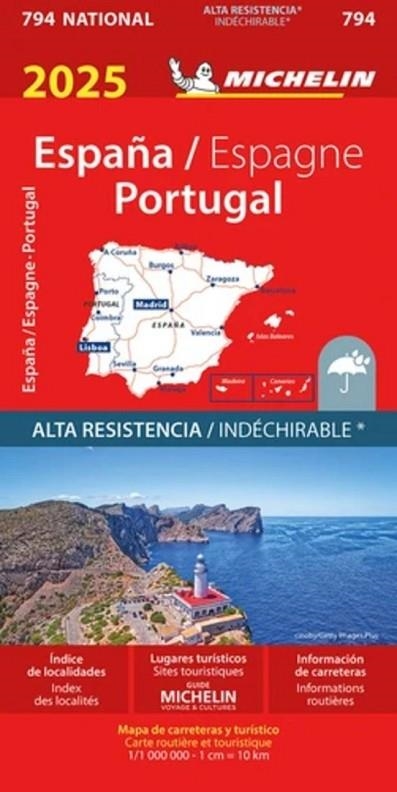 MAPA NATIONA MICHELIN ESPANA & PORTUGAL 2025 17794 | 9782067265479 | AA.VV. | Llibreria La Gralla | Llibreria online de Granollers
