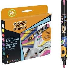 RETOLADOR 8 UN BIC ACRILIC INTENSITY VIVID | 3086123775633 | 527430 | Llibreria La Gralla | Librería online de Granollers