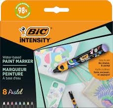 RETOLADOR 8 UN BIC ACRILIC INTENSITY PASTEL | 3086123775626 | 527429 | Llibreria La Gralla | Librería online de Granollers