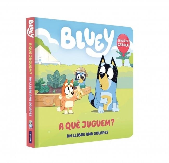 BLUEY. LLIBRE DE CARTRÓ AMB SOLAPES - A QUÈ JUGUEM? | 9788448870096 | BLUEY | Llibreria La Gralla | Llibreria online de Granollers