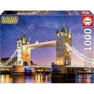 PUZZLE EDUCA 1000 NEON. TOWER BRIDGE | 8412668199309 | EDUCA | Llibreria La Gralla | Llibreria online de Granollers