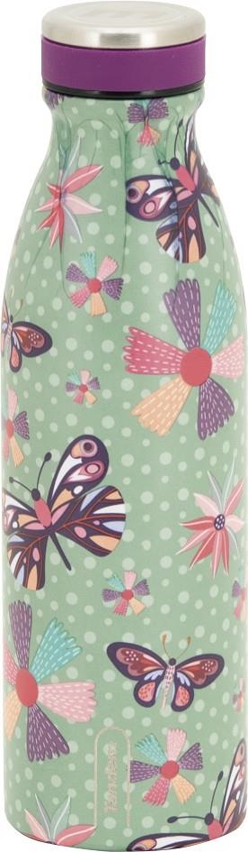AMPOLLA TÈRMICA SPORTANDEM 500ML BUTTERFLY | 8412782611497 | 611497 | Llibreria La Gralla | Librería online de Granollers