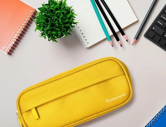 PORTATOT LIDERPAPEL 2 CREMALLERES TELA GROC | 8423473091047 | 171179 | Llibreria La Gralla | Librería online de Granollers