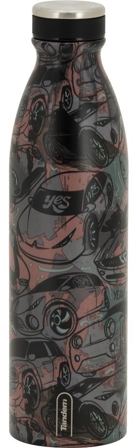 AMPOLLA TÈRMICA SPORTANDEM  750ML CARS | 8412782611367 | 611367 | Llibreria La Gralla | Llibreria online de Granollers