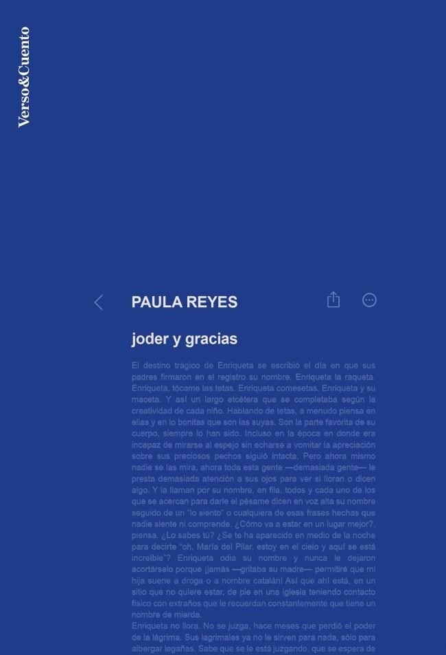 JODER Y GRACIAS | 9788403524866 | REYES, PAULA | Llibreria La Gralla | Librería online de Granollers
