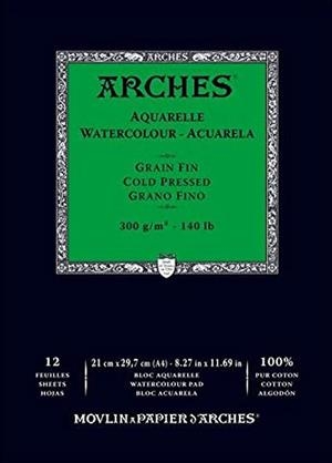 BLOC AQUAREL·LA ARCHES GRA FI 300GRM 21X29.7 (A4) 100% COTO | 3700417134790 | 0001184960 | Llibreria La Gralla | Llibreria online de Granollers