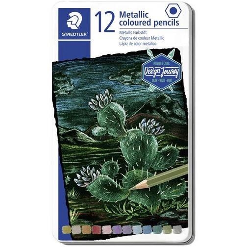 COLORS 12 UN STAEDTLER SUPER SOFT METAL·LIC CAIXA METALL | 4007817088579 | 146M M12 | Llibreria La Gralla | Llibreria online de Granollers