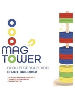 MAGTOWER. CHALLENGE YOUR MOND, ENJOY BUILDING! | 7939691800664 | JUEGACONMIGO | Llibreria La Gralla | Librería online de Granollers