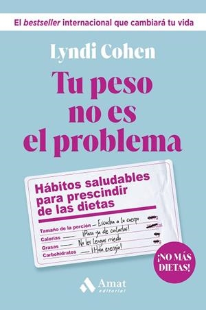 TU PESO NO ES EL PROBLEMA | 9788419870803 | COHEN, LYNDI | Llibreria La Gralla | Librería online de Granollers