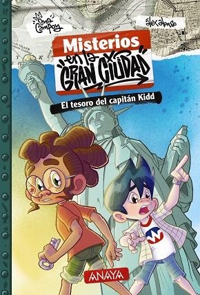MISTERIOS EN LA GRAN CIUDAD 1. EL TESORO DEL CAPITÁN KIDD | 9788414343111 | CAMPOY, ANA | Llibreria La Gralla | Llibreria online de Granollers