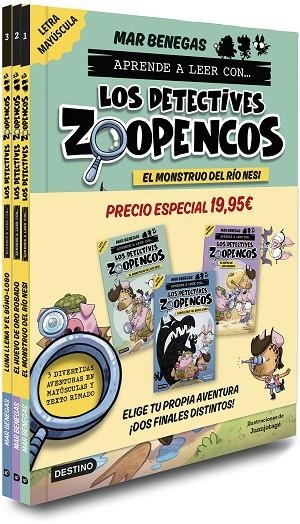 PACK APRENDE A LEER CON... ¡LOS DETECTIVES ZOOPENCOS! 1, 2 Y 3: EN LETRA | 9788408300946 | BENEGAS, MAR | Llibreria La Gralla | Llibreria online de Granollers