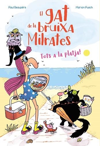 GAT DE LA BRUIXA MILRATES, EL  TOTS A LA PLATJA! | 9788410517110 | VV.AA. | Llibreria La Gralla | Llibreria online de Granollers
