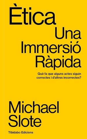 ÈTICA | 9791387633059 | SLOTE, MICHAEL | Llibreria La Gralla | Librería online de Granollers