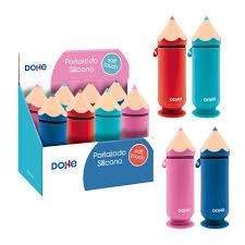 PORTATOT DOHE SILICONA CREMALLERA LLAPIS COLORS | 8421938519617 | ANF398132 | Llibreria La Gralla | Librería online de Granollers