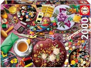 PUZZLE EDUCA 2000 PECES TAULA DE COSIR | 8412668202634 | 058890 | Llibreria La Gralla | Librería online de Granollers