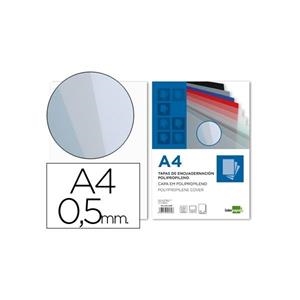 PLASTIC A4 LIDERPAPEL ENQUADERNACIO TRANSLUCID 100 UN | 8423473225367 | 64040 | Llibreria La Gralla | Librería online de Granollers