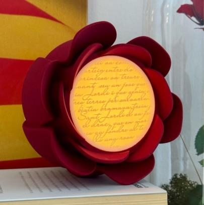 LAMPADA ROSA SANT JORDI | LAMPADA | Llibreria La Gralla | Librería online de Granollers