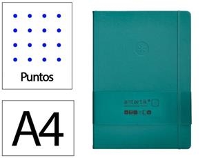 LLIBRETA A4 ANTARTIK PUNTS TD 100F 80 GR VERD AIGUAMARINA | 8423473078826 | 170005 | Llibreria La Gralla | Librería online de Granollers