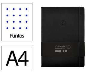 LLIBRETA A4 ANTARTIK PUNTS TD 100F 80 GR NEGRE | 8423473078451 | 169969 | Llibreria La Gralla | Librería online de Granollers