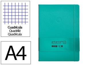LLIBRETA A4 ANTARTIK QUADRICULA TD 100F 80 GR VERD AIGUAMARINA | 8423473079083 | 170031 | Llibreria La Gralla | Librería online de Granollers