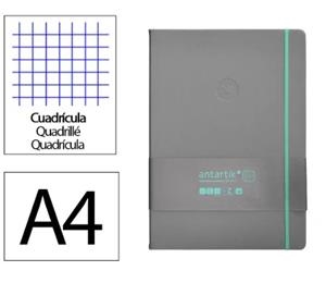 LLIBRETA A4 ANTARTIK QUADRICULA TD 100F 80 GR GRIS VERD | 8423473079588 | 170079 | Llibreria La Gralla | Librería online de Granollers