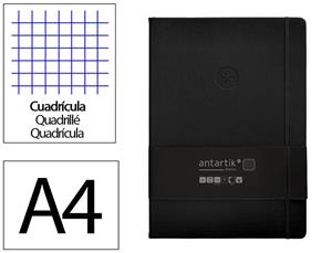 LLIBRETA A4 ANTARTIK QUADRICULA TD 100F 80 GR NEGRE | 8423473078475 | 169971 | Llibreria La Gralla | Librería online de Granollers