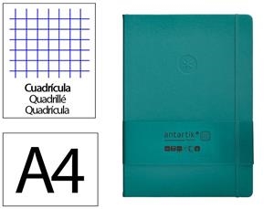 LLIBRETA A4 ANTARTIK QUADRICULA TD 100F 80 GR VERD AIGUAMARINA | 8423473078840 | 170007 | Llibreria La Gralla | Llibreria online de Granollers