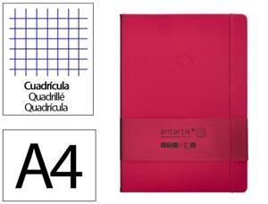 LLIBRETA A4 ANTARTIK QUADRICULA TD 100F 80 GR FUCSIA | 8423473078963 | 170019 | Llibreria La Gralla | Llibreria online de Granollers
