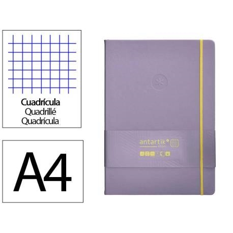 LLIBRETA A4 ANTARTIK QUADRICULA TD 100F 80 GR LILA GROC | 8423473079823 | 17020 | Llibreria La Gralla | Librería online de Granollers