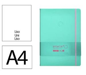 LLIBRETA A4 ANTARTIK LLIS TD 100F 80 GR TURQUESA ROSA | 8423473079670 | 170088 | Llibreria La Gralla | Llibreria online de Granollers