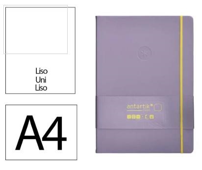 LLIBRETA A4 ANTARTIK LLIS TD 100F 80 GR  LILA GROC | 8423473079793 | 170100 | Llibreria La Gralla | Librería online de Granollers