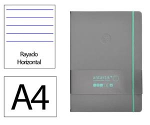 LLIBRETA A4 ANTARTIK RATLLES TD 100F 80 GR GRIS TURQUESA | 8423473079571 | 170078 | Llibreria La Gralla | Llibreria online de Granollers