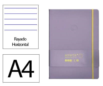 LLIBRETA A4 ANTARTIK RATLLES TD 100F 80 GR LILA GROC | 8423473079816 | 170102 | Llibreria La Gralla | Librería online de Granollers