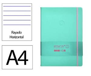 LLIBRETA A4 ANTARTIK RATLLES TD 100F 80 GR TURQUESA ROSA | 8423473079694 | 170090 | Llibreria La Gralla | Llibreria online de Granollers