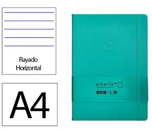 LLIBRETA A4 ANTARTIK RATLLES TD 100F 80 GR TURQUESA | 8423473079076 | 170030 | Llibreria La Gralla | Llibreria online de Granollers