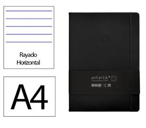 LLIBRETA A4 ANTARTIK RATLLES TD 100F 80 GR NEGRE | 8423473078468 | 169970 | Llibreria La Gralla | Llibreria online de Granollers