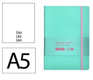 LLIBRETA A5 ANTARTIK LLIS 100F TT 80 GR TURQUESA ROSA | 8423473080614 | 170182 | Llibreria La Gralla | Llibreria online de Granollers