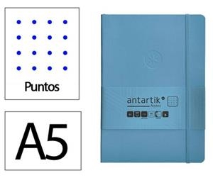 LLIBRETA A5 ANTARTIK PUNTS TT 100F 80 GR BLAU CLAR | 8423473080348 | 170155 | Llibreria La Gralla | Llibreria online de Granollers
