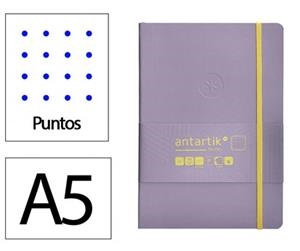 LLIBRETA A5 ANTARTIK PUNTS TT 100F 80 GR LILA GROC | 8423473080690 | 170190 | Llibreria La Gralla | Llibreria online de Granollers