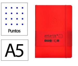 LLIBRETA A5 ANTARTIK PUNTS TT 100F 80 GR VERMELL | 8423473080065 | 170127 | Llibreria La Gralla | Llibreria online de Granollers