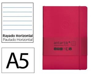 LLIBRETA A5 ANTARTIK RATLLES TT 100F 80 GR FUCSIA | 8423473080218 | 170142 | Llibreria La Gralla | Llibreria online de Granollers