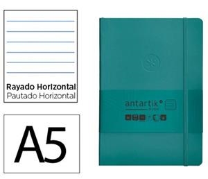 LLIBRETA A5 ANTARTIK RATLLES TT 100F 80 GR VERD AIGUAMARINA | 8423473080140 | 170135 | Llibreria La Gralla | Llibreria online de Granollers