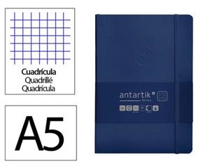 LLIBRETA A5 ANTARTIK QUADRICULA TT 100F 80 GR BLAU MARI | 8423473080010 | 170122 | Llibreria La Gralla | Llibreria online de Granollers