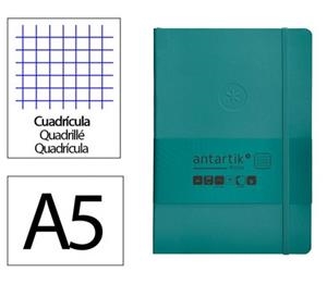 LLIBRETA A5 ANTARTIK QUADRICULA TT 100F 80 GR VERD AIGUAMARINA | 8423473080157 | 170136 | Llibreria La Gralla | Llibreria online de Granollers